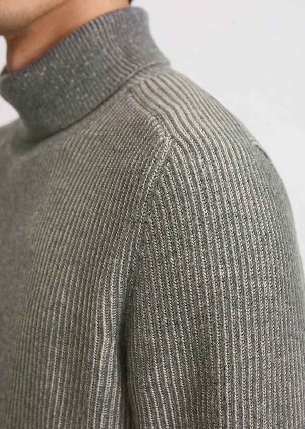 Водолазка теплая из смеси хлопка и натуральной шерсти Marc o'Polo - фото 4