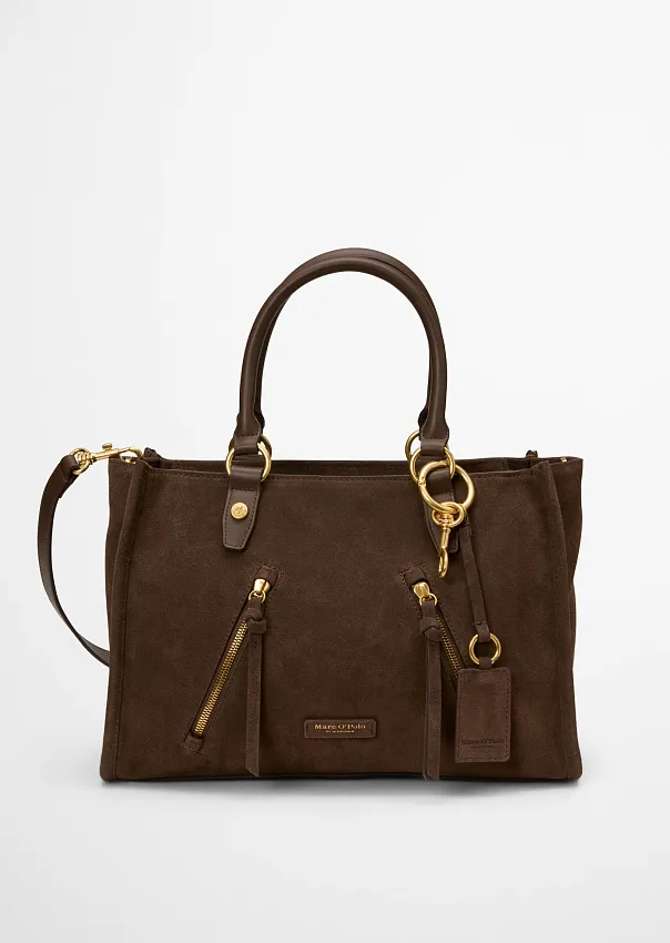 Сумка-тоут из натуральной замши