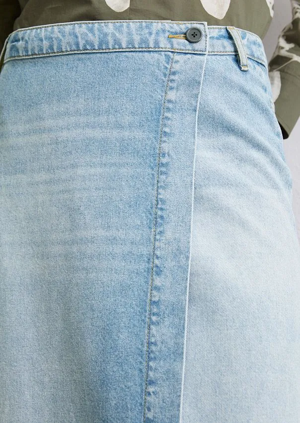 Джинсовая юбка из лиоцелла и органического хлопка Marc o'Polo - фото 4