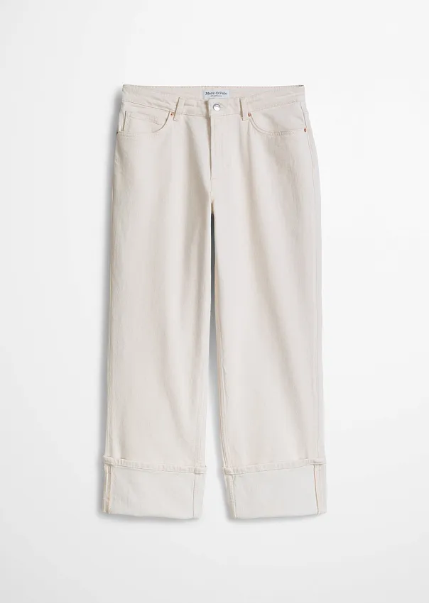 Джинсы широкие из органического хлопка и лиоцелла
