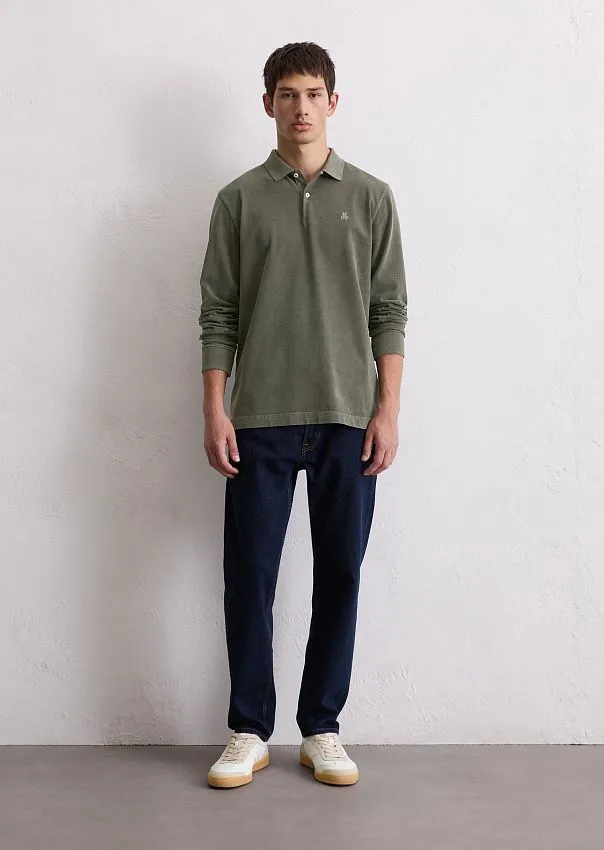 Поло с длинными рукавами Marc o'Polo - фото 3