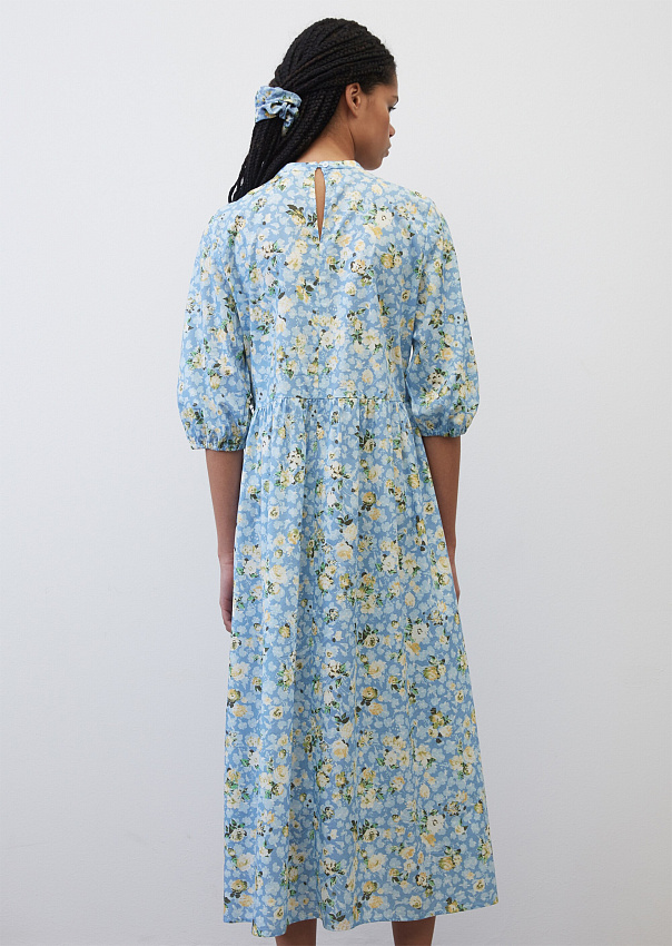 Платье с принтом из смеси органического хлопка и лиоцелла Marc o'Polo - фото 2