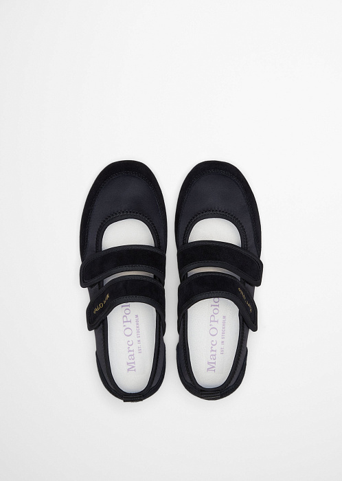 Балетки комбинированные 
