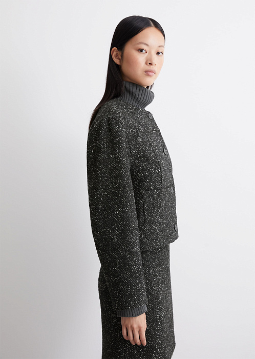 Жакет из смесовой шерсти