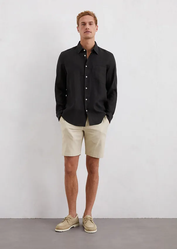 Рубашка из чистого льна Marc o'Polo - фото 3