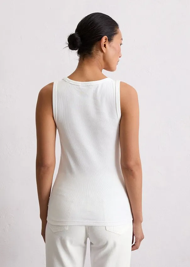 Топ из смесового хлопка Marc o'Polo - фото 2