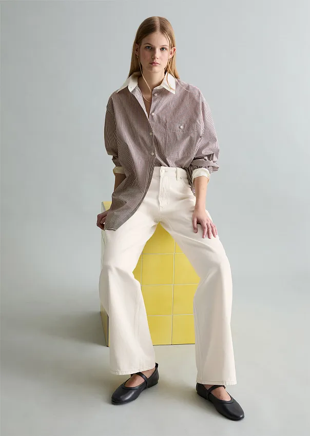 Рубашка из хлопкового поплина
