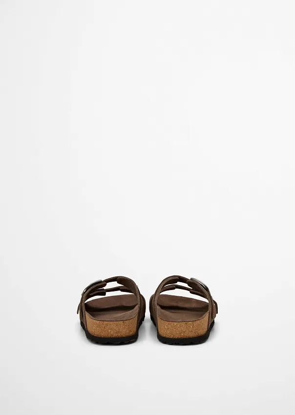 Шлепанцы из натуральной замши