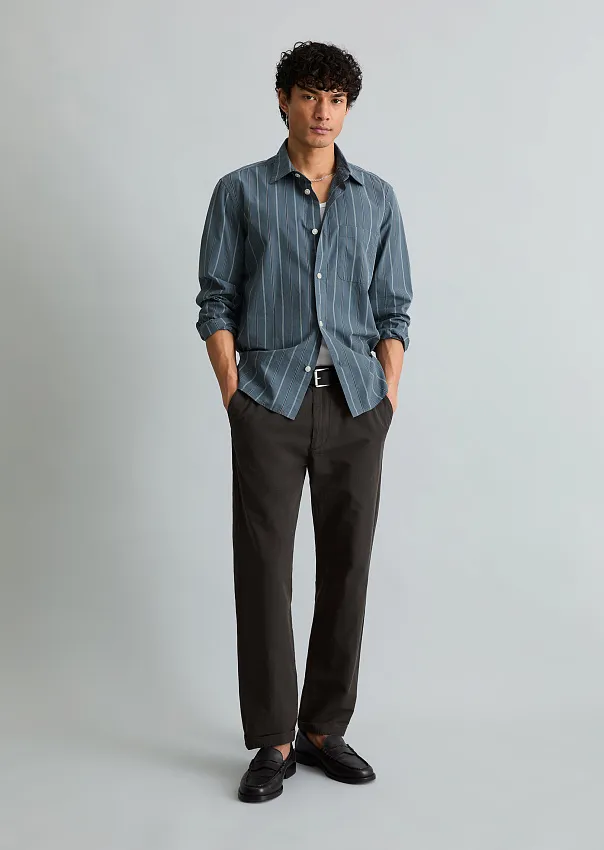 Рубашка из хлопкового поплина