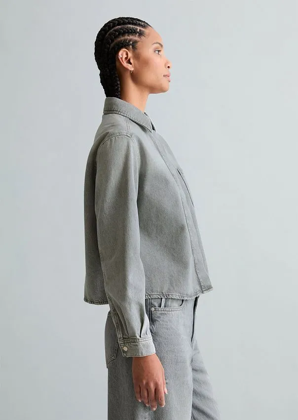 Рубашка из плотного денима Marc o'Polo - фото 5