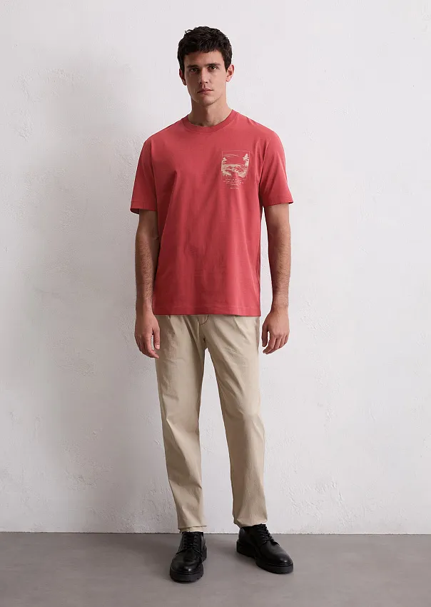 Футболка прямого кроя из органического хлопка Marc o'Polo - фото 3