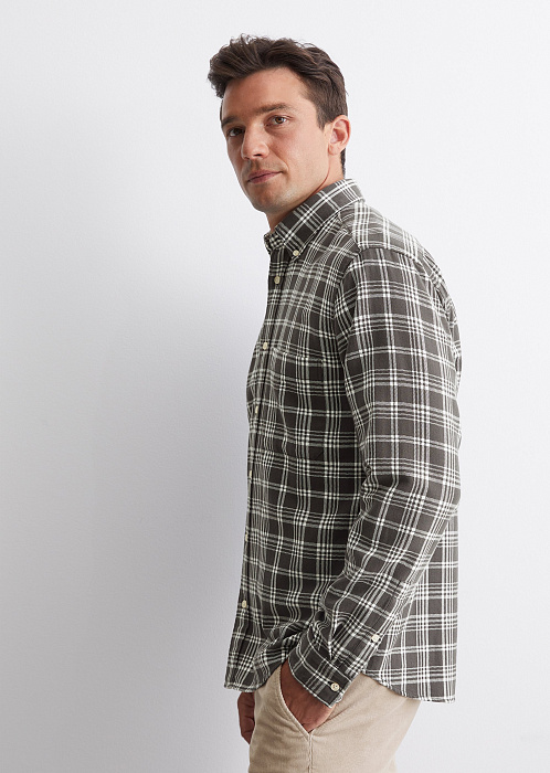 Фланелевая рубашка из органического хлопка
