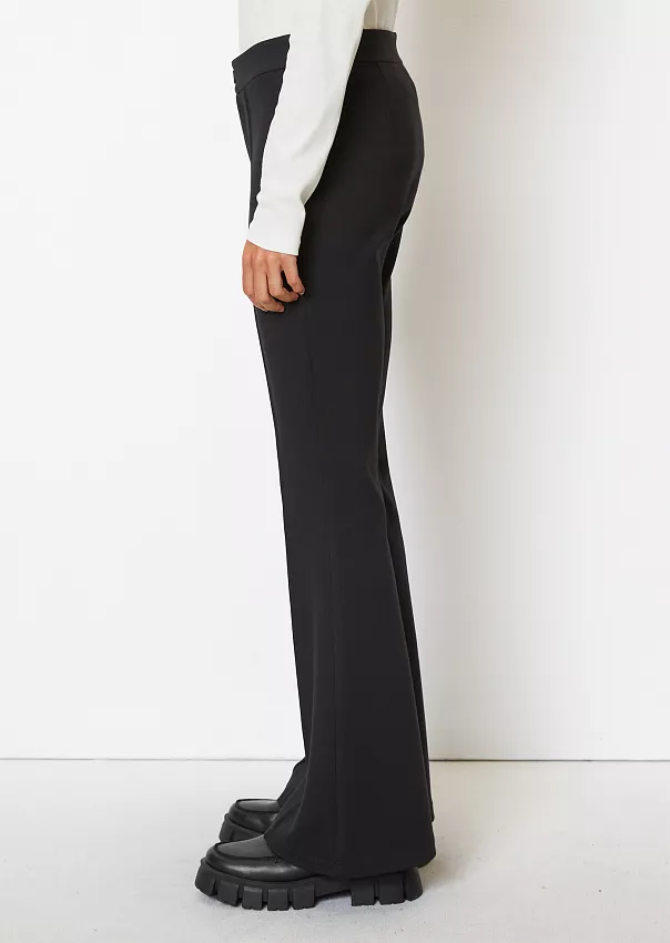 Расклешенные трикотажные брюки Marc o'Polo - фото 5