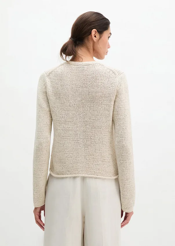 Кардиган из смесового хлопка