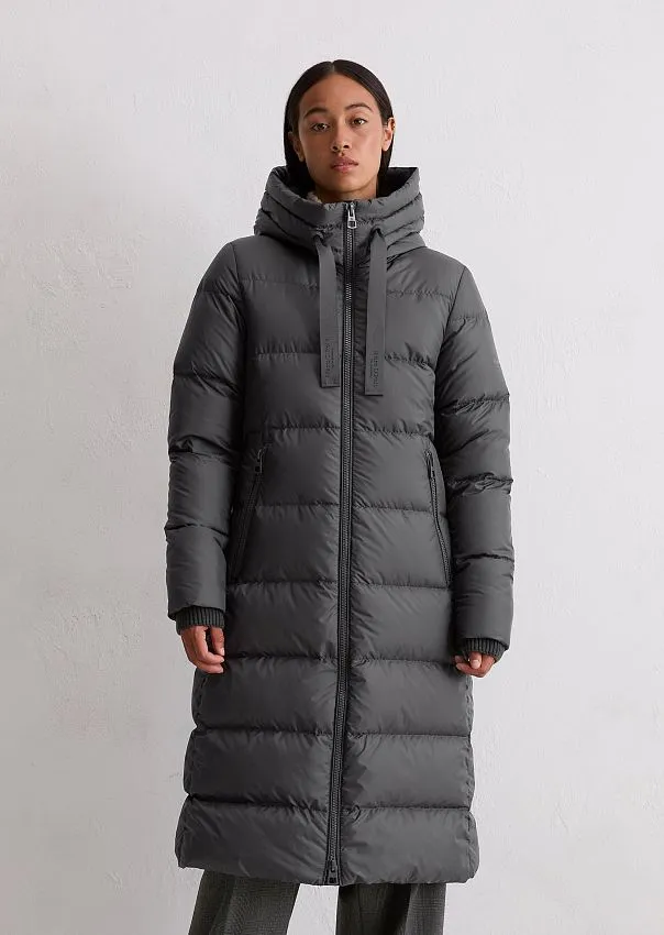 Пуховик с фиксированным капюшоном Marc o'Polo - фото 3