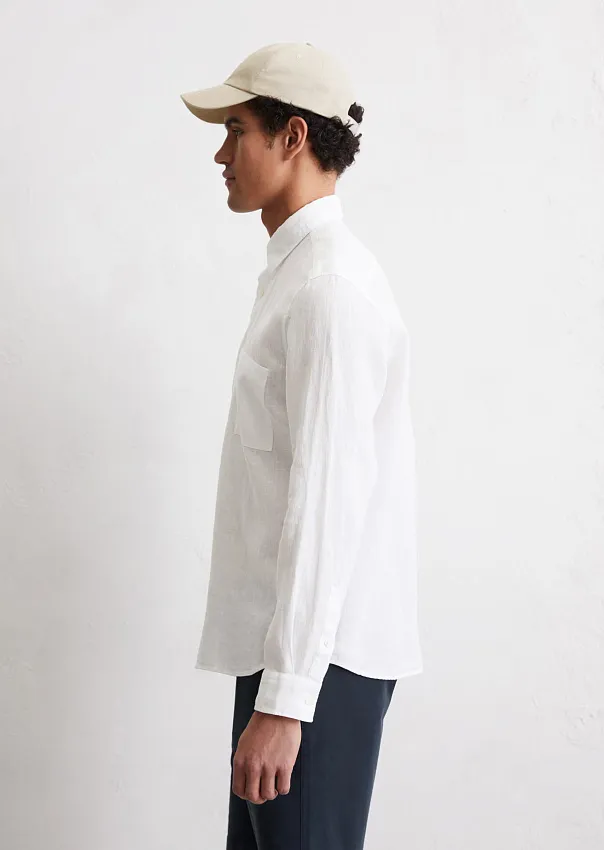 Рубашка из чистого льна Marc o'Polo - фото 5