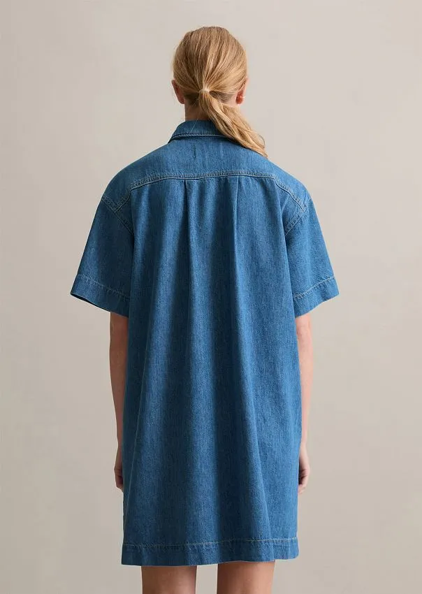 Платье-рубашка джинсовое Marc o'Polo - фото 2