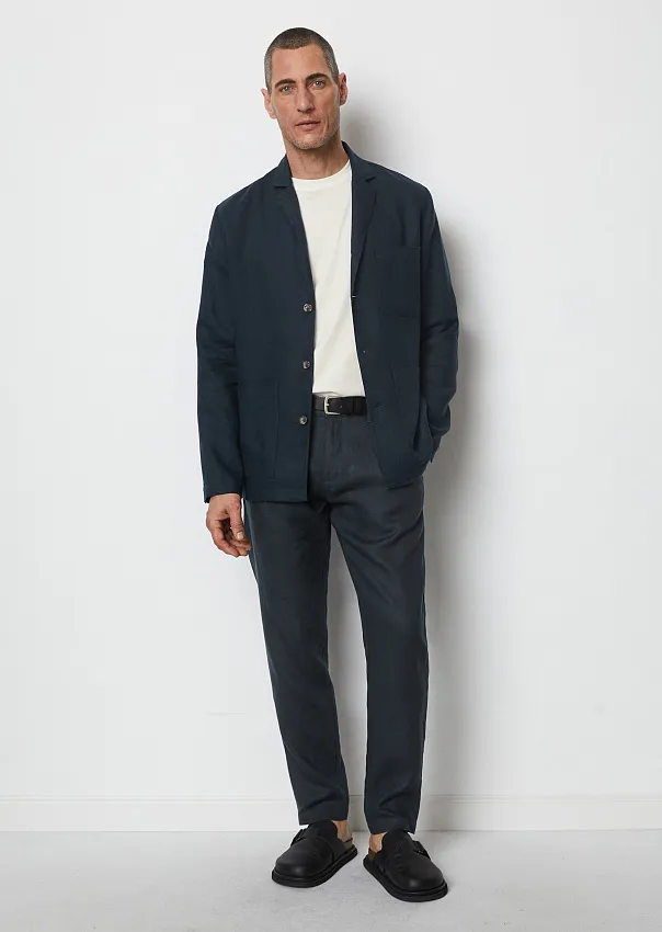 Пиджак из чистого льна