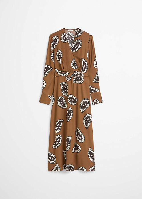 Платье-миди из чистой вискозы