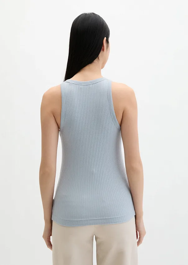 Топ в рубчик из модала