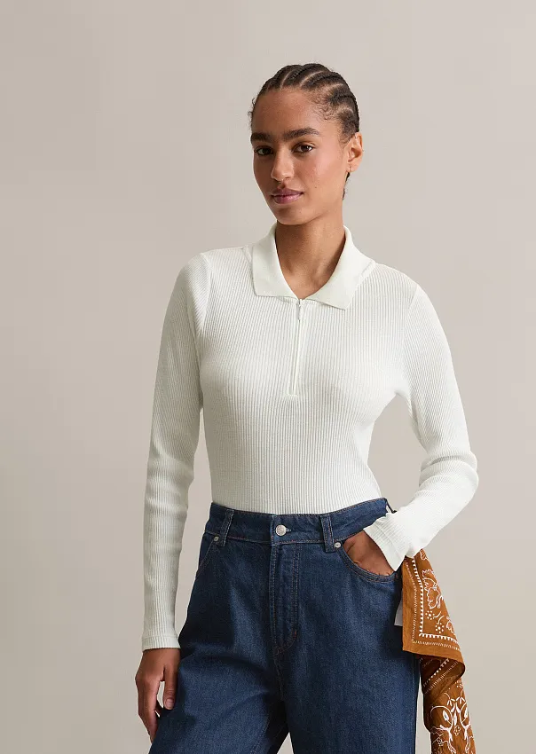 Поло с длинными рукавами Marc o'Polo - фото 3