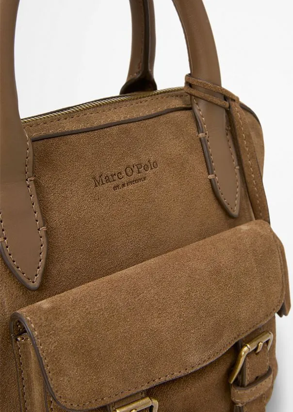 Сумка кросс-боди из натуральной замши Marc o'Polo - фото 5