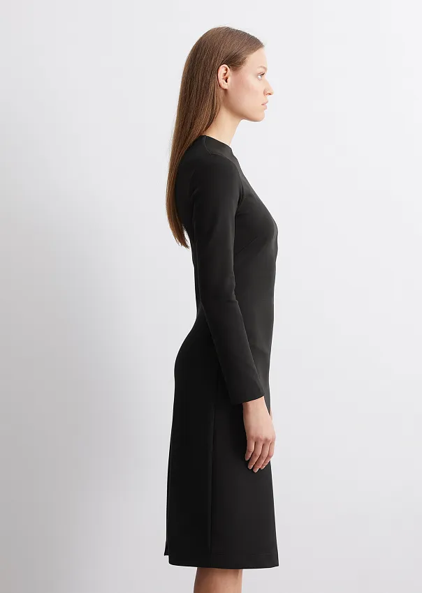 Трикотажное платье из смесового хлопка