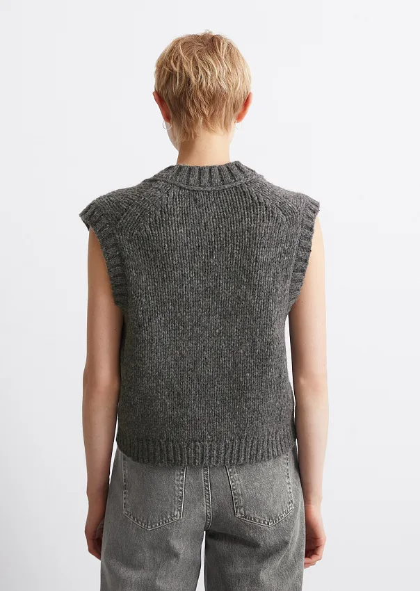 Жилет из смесовой шерсти