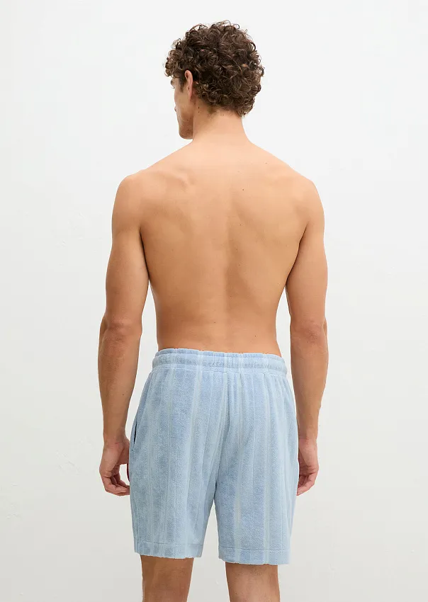 Шорты из махрового трикотажа