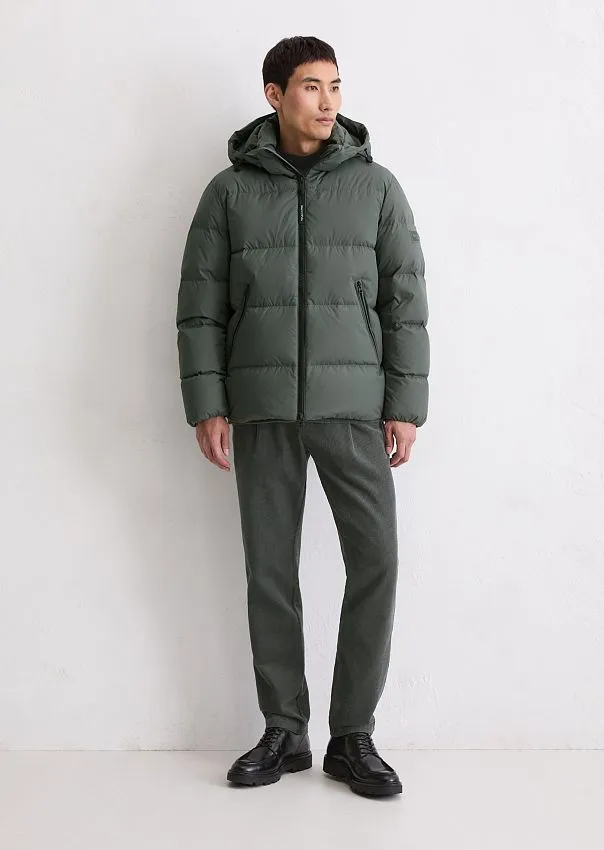 Стеганый пуховик со съемным капюшоном Marc o'Polo - фото 3