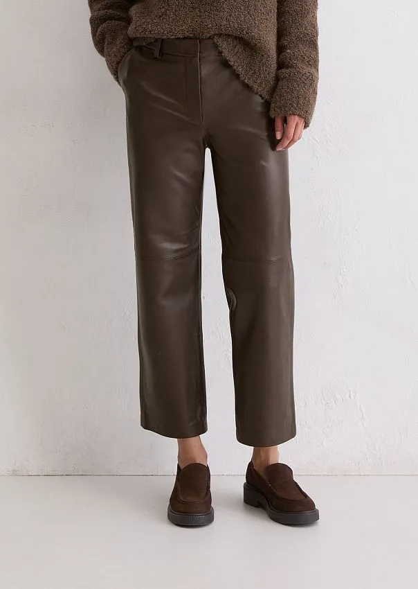 Кожаные брюки Marc o'Polo - фото 3