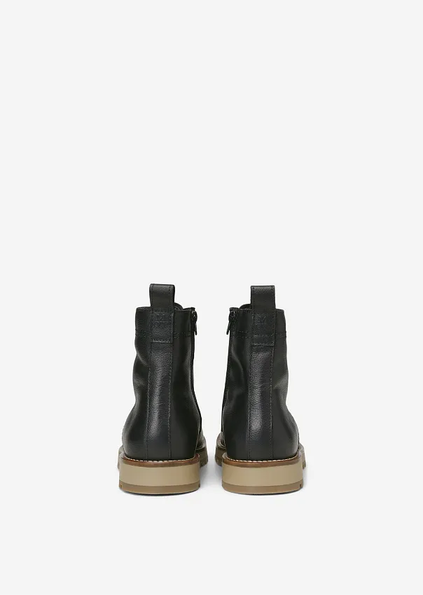 Кожаные ботинки на шнуровке Marc o'Polo - фото 3