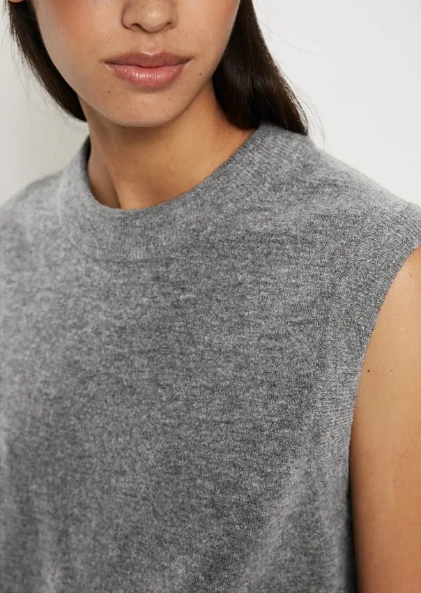 Шерстяной жилет с круглым вырезом Marc o'Polo - фото 4