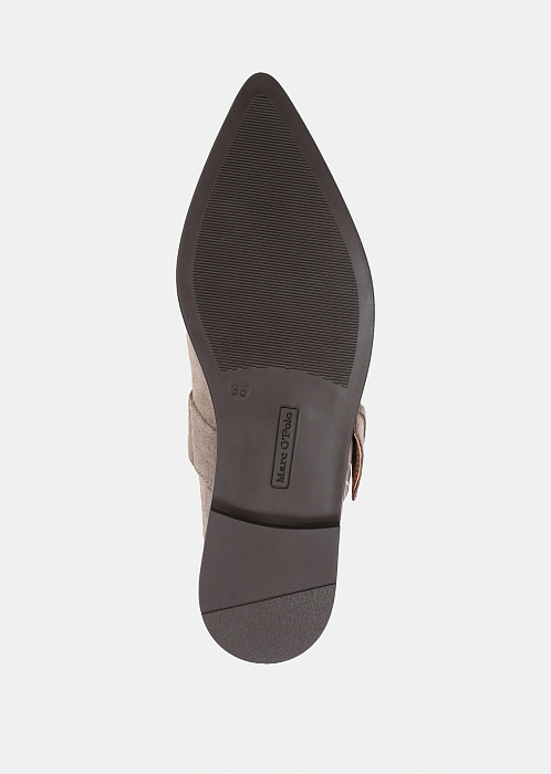 Мюли из натуральной замши