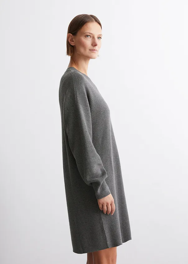 Трикотажное платье из смесового хлопка