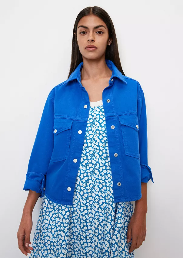 Укороченная верхняя рубашка из переработанного хлопка Marc o'Polo - фото 1