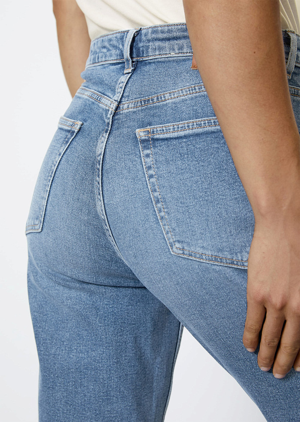 Укороченные джинсы Slim Fit MALA из эластичного органического хлопка Marc o'Polo - фото 4