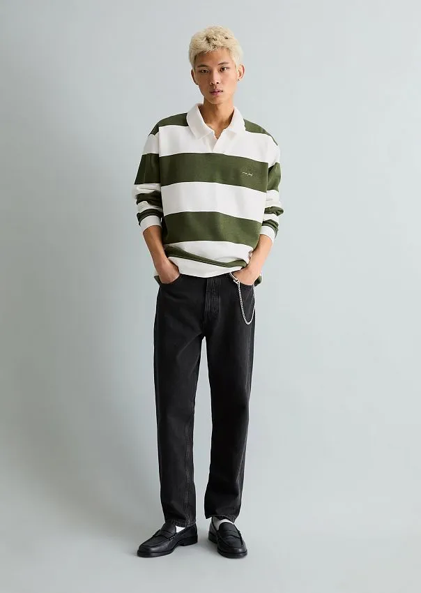 Свитшот-поло из органического хлопка