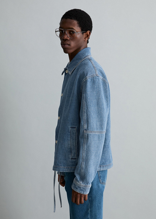 Куртка джинсовая из волокон листьев ананаса