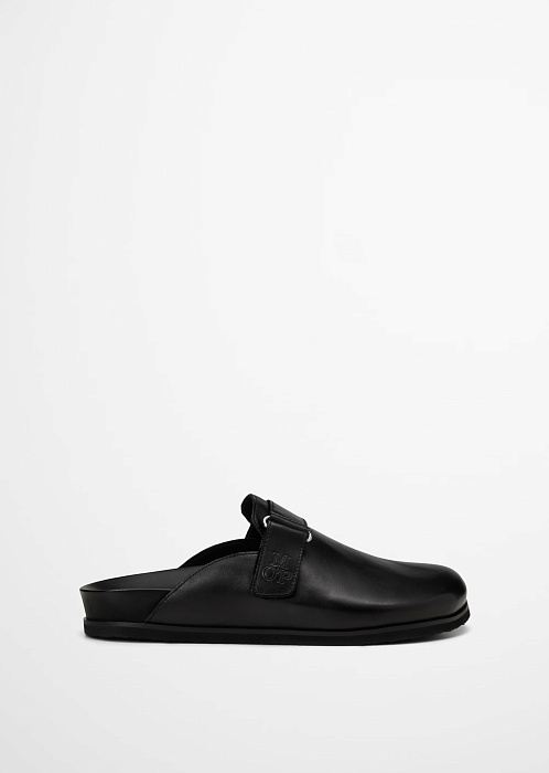 Сабо из натуральной кожи