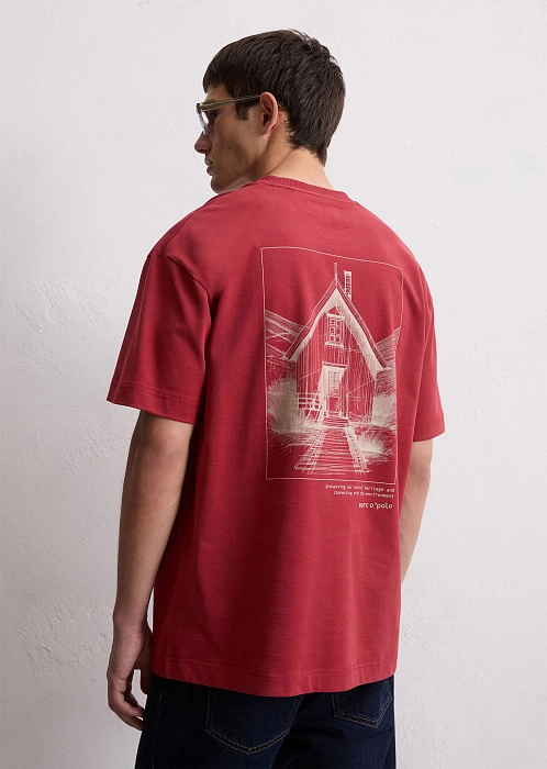 Футболка расслабленного кроя из органического хлопка