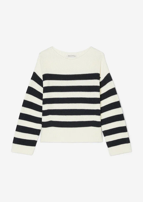 Джемпер в полоску из органического хлопка Marc o'Polo - фото 6