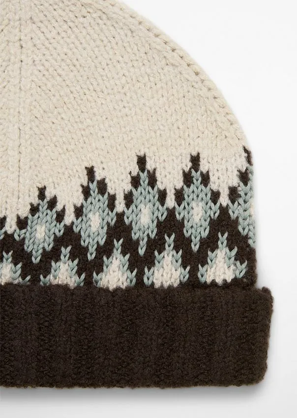 Вязаная шапка из смеси хлопка и шерсти  Marc o'Polo - фото 2