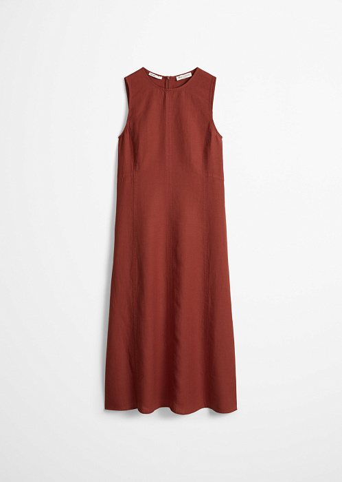 Платье изо льна