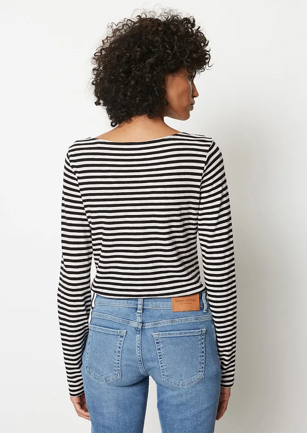 Лонгслив в полоску Marc o'Polo - фото 2