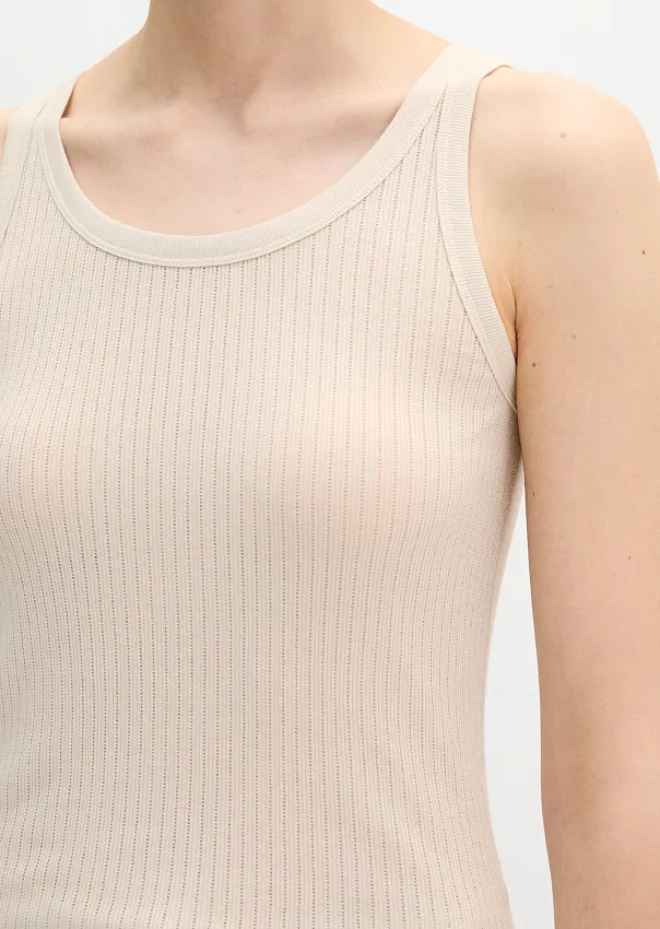 Топ из хлопка и модала