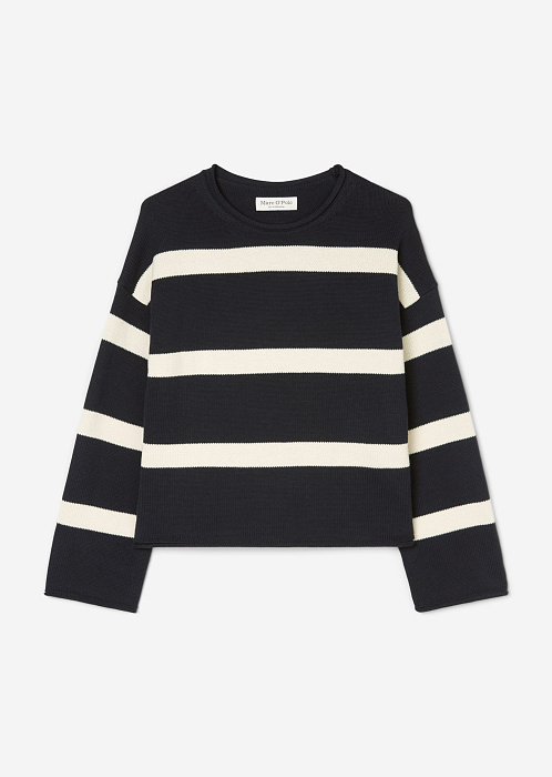 В полоску/темно-синий