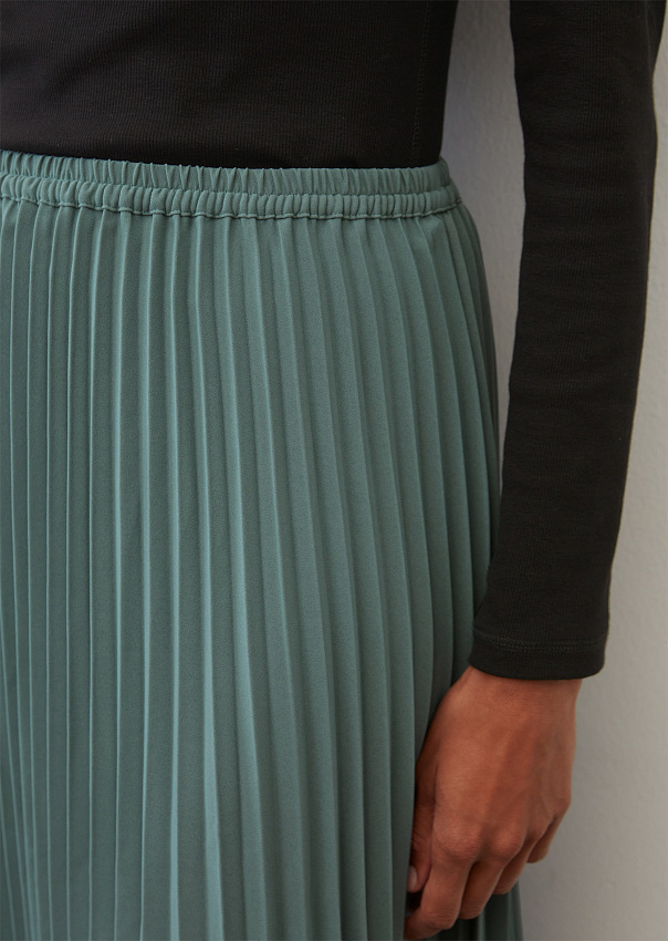Плиссированная юбка из переработанного полиэстера Marc o'Polo - фото 4