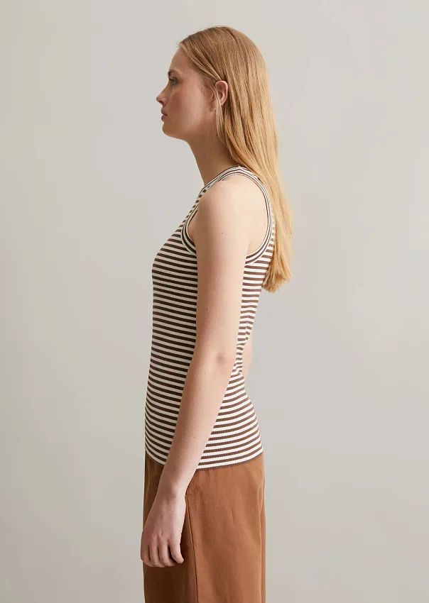 Топ из смесового хлопка Marc o'Polo - фото 5