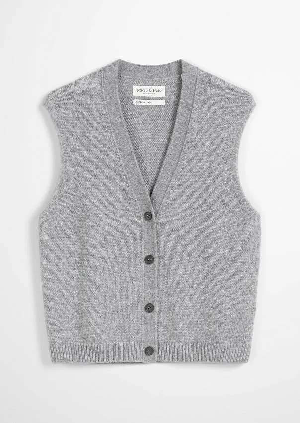 Жилет из смесовой шерсти Marc o'Polo - фото 6